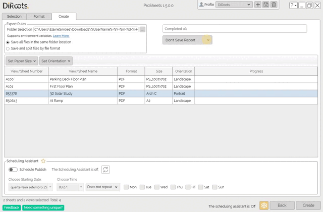 ProSheets Revit Export Report to Excel or CSV